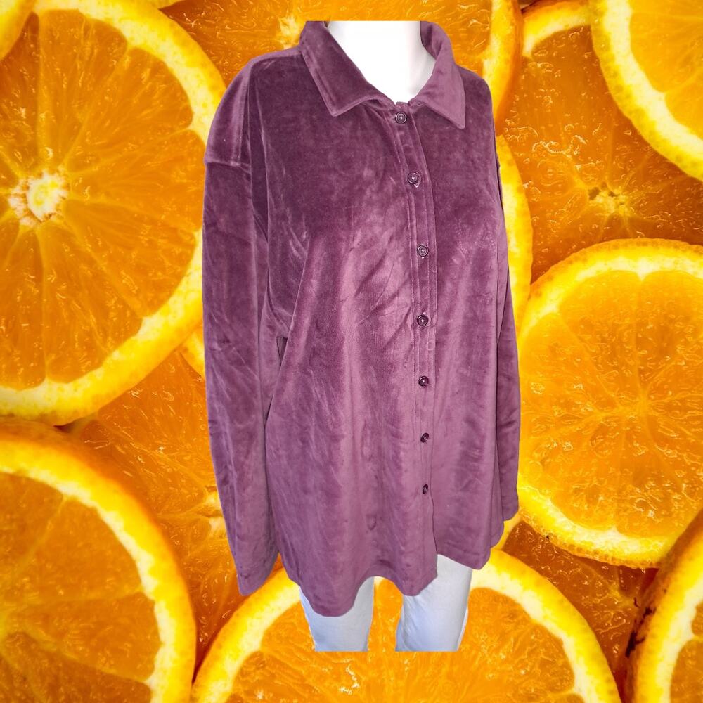 L.L. Bean Valour Maroon Button Up‎ Shirt Size XL